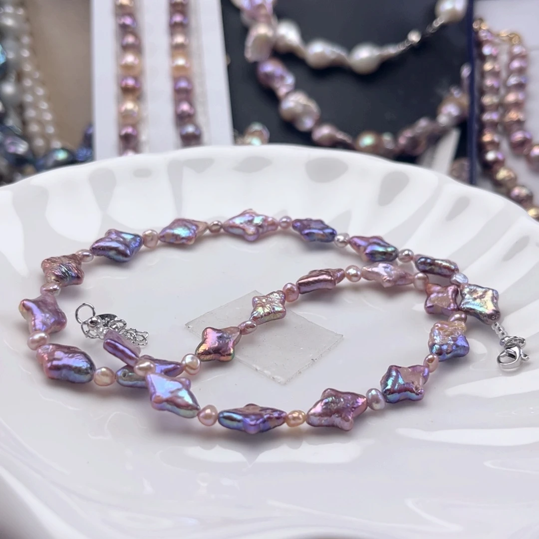 项链未镶嵌淡水珍珠【纯恬】