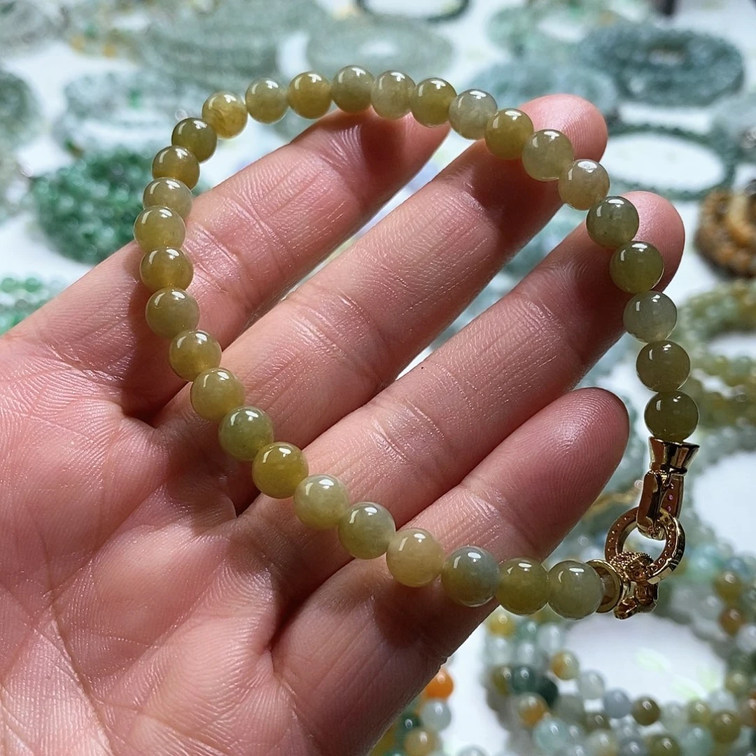 翡翠未镶嵌手链緬甸翡翠A
