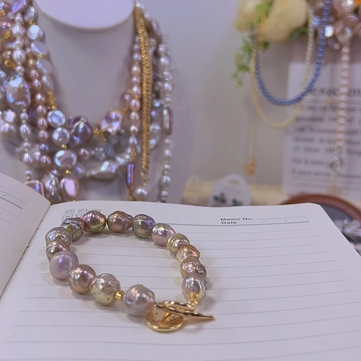 淡水珍珠手绳银S925镶嵌