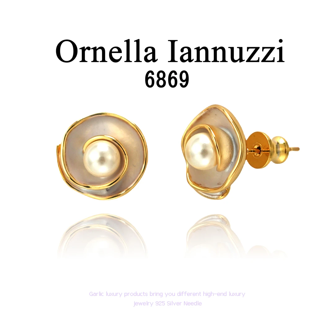 铜合金耳饰 Ornella Iannuzzi耳饰~6869     X