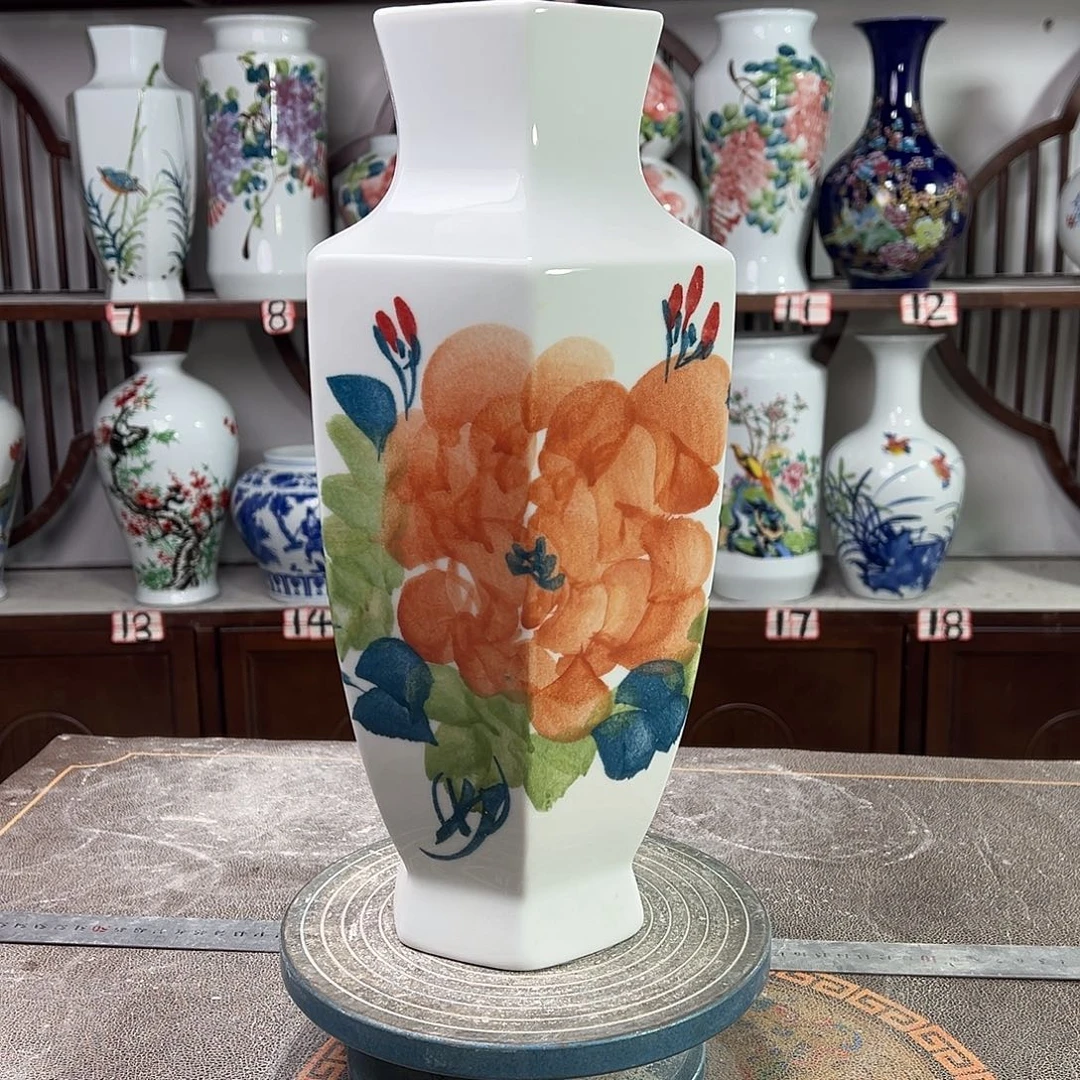 陶摆件景德镇陶瓷6黄牡