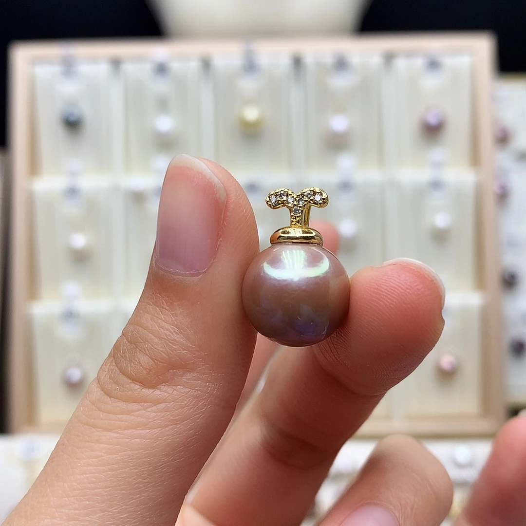 颈饰合金淡水珍珠