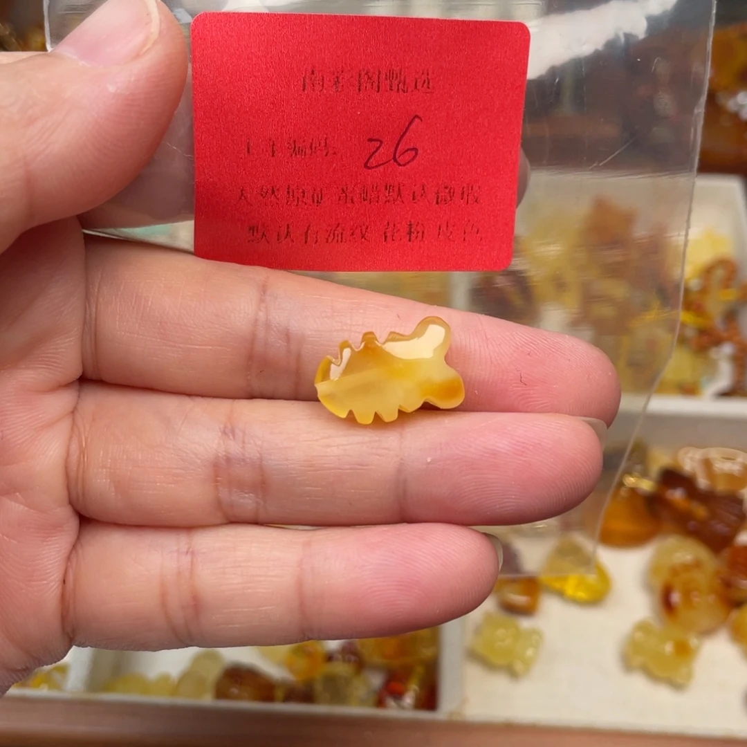 裸石琥珀未镶嵌26，
