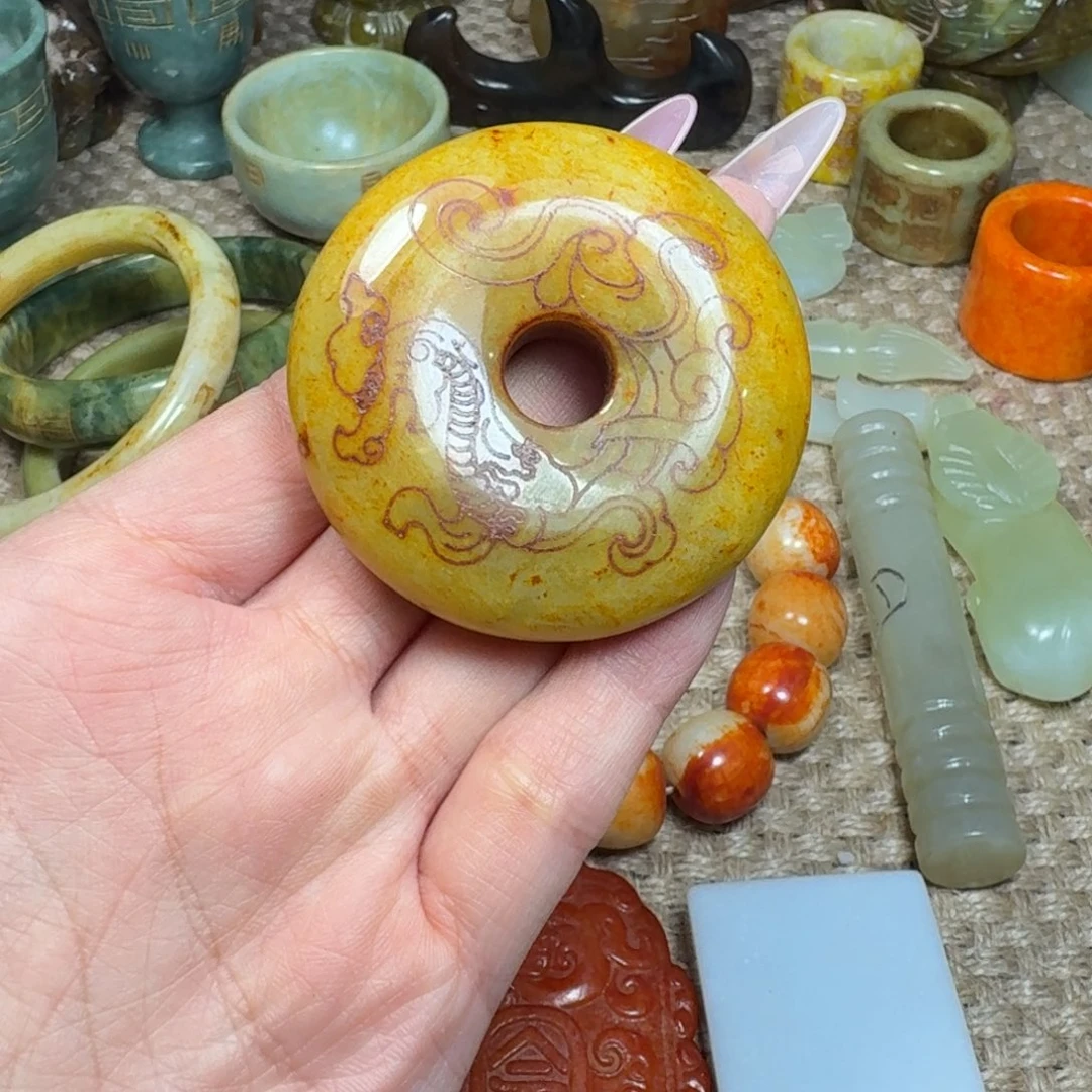 白玉菩提吊坠挂件