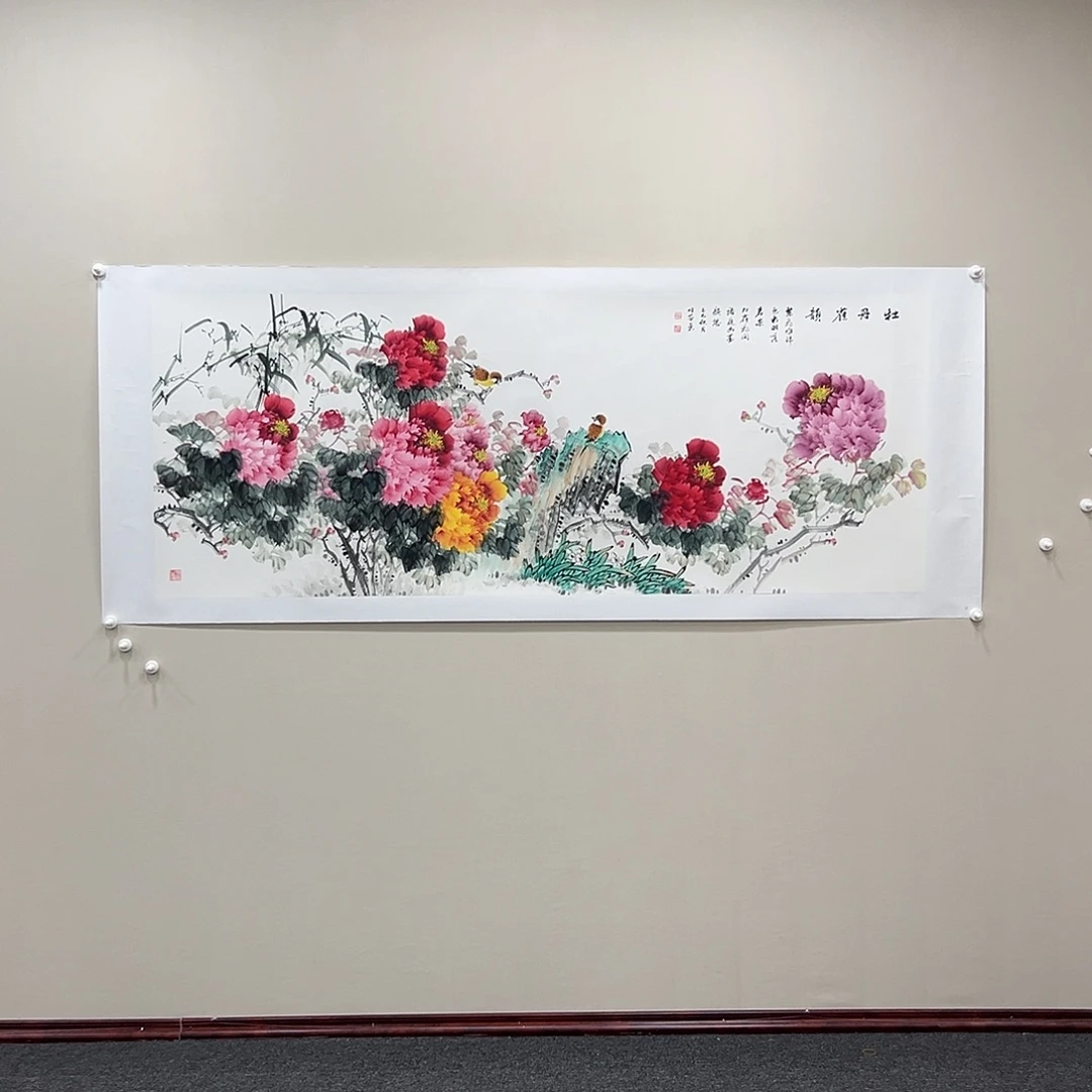 国画向明芬精品纯手绘8平尺