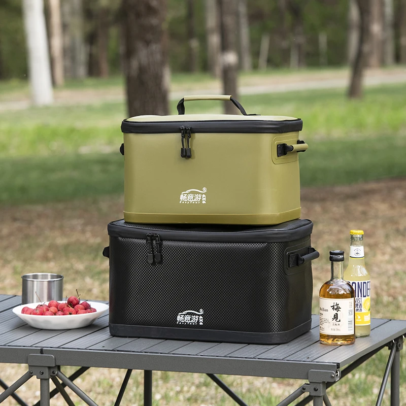 畅意游车载收纳箱车用户外防水包洗菜盆带盖放菜买菜车上