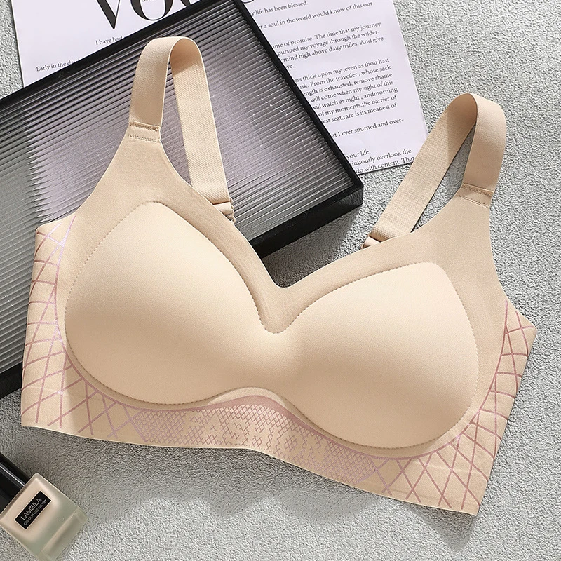 2025新款提拉侧收聚拢内衣收副乳柔软亲肤舒适贴合文胸