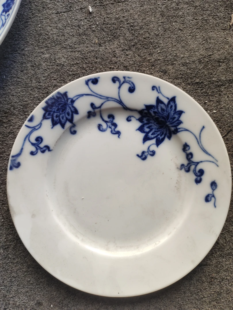 青花瓷8寸汤盘家用实用盘