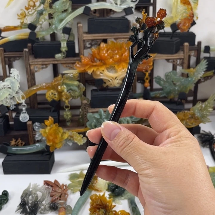 蛇纹石玉合金岫玉天然一体手工雕刻