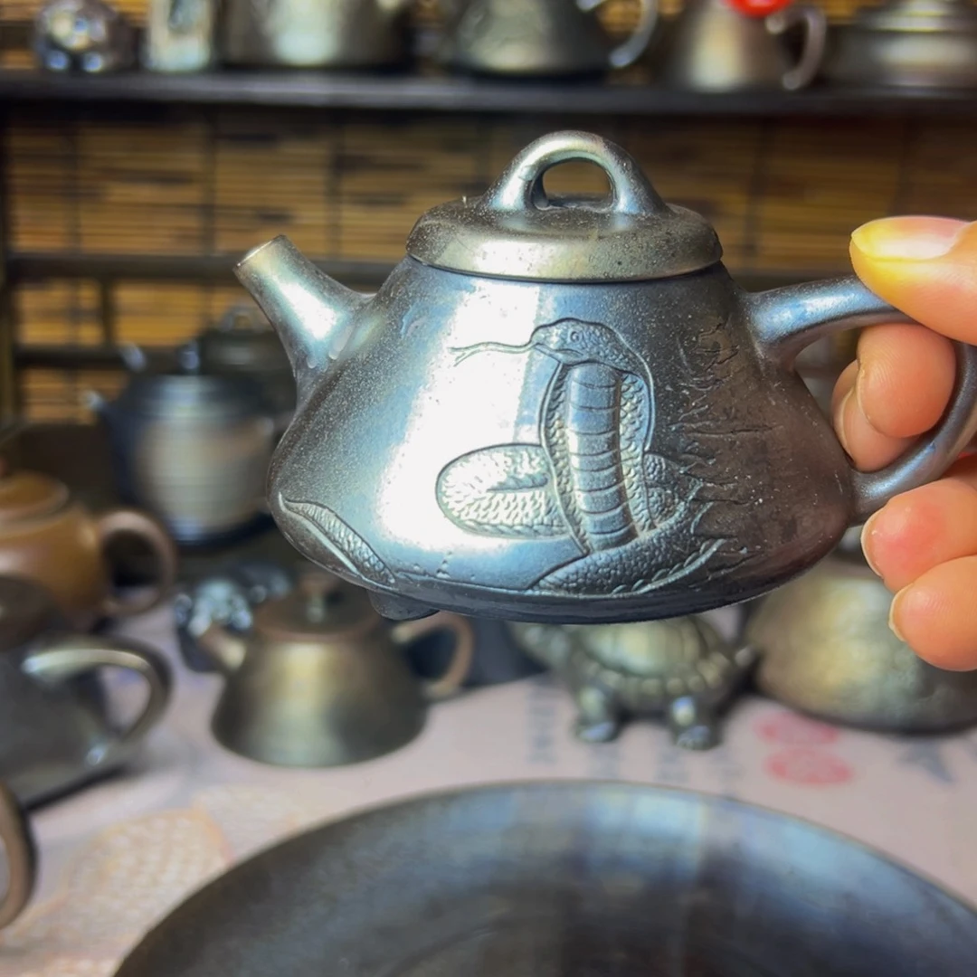 紫泥壶坭兴陶茶壶