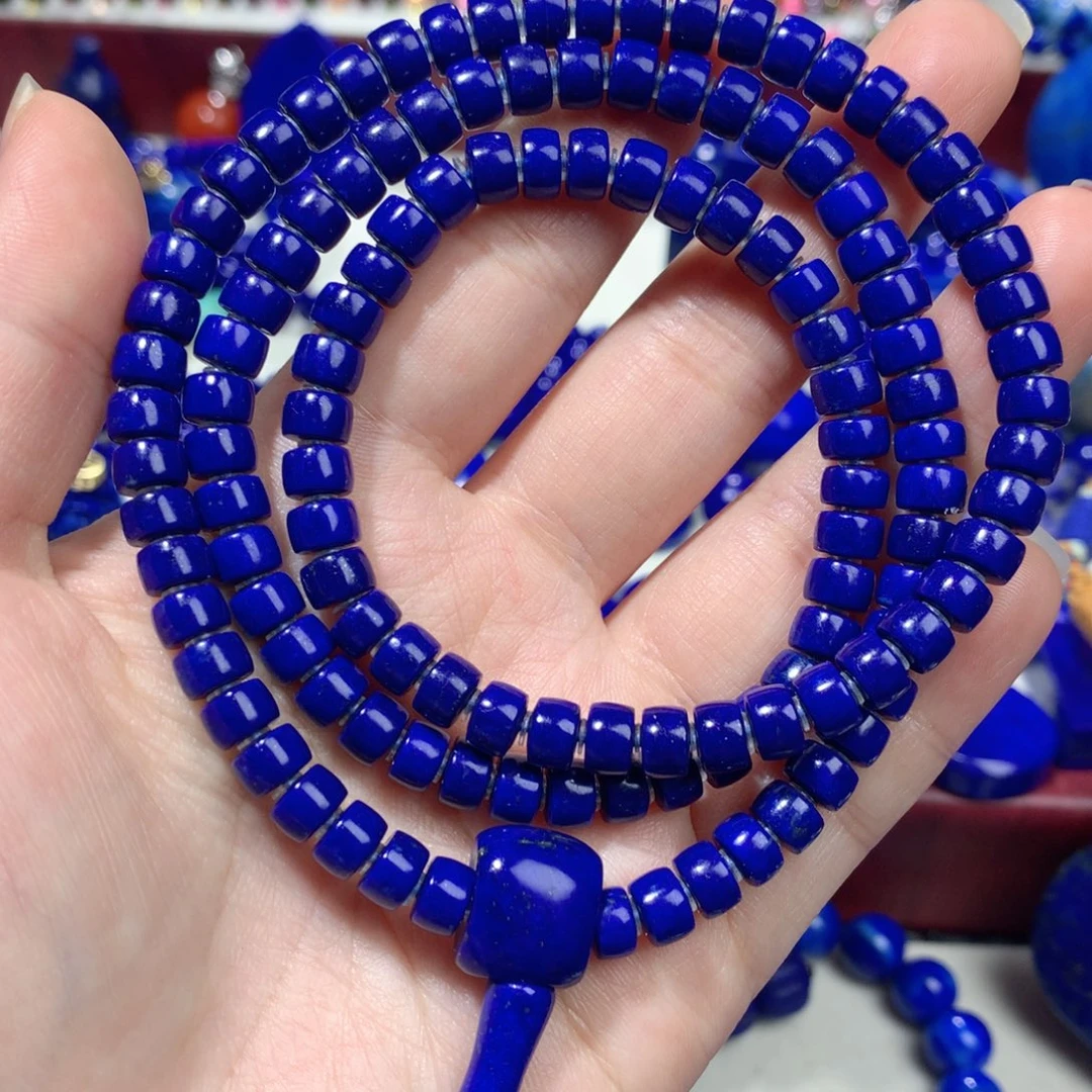 青金石未镶嵌6m直切手链