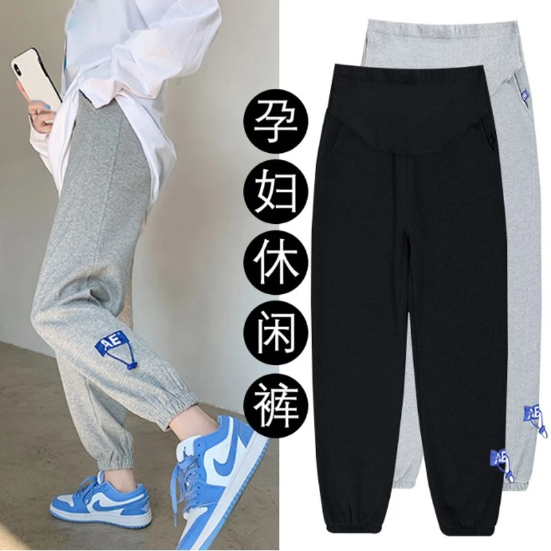 孕妇裤子春秋款外穿2025新款运动休闲裤卫裤孕妇装春秋款裤子