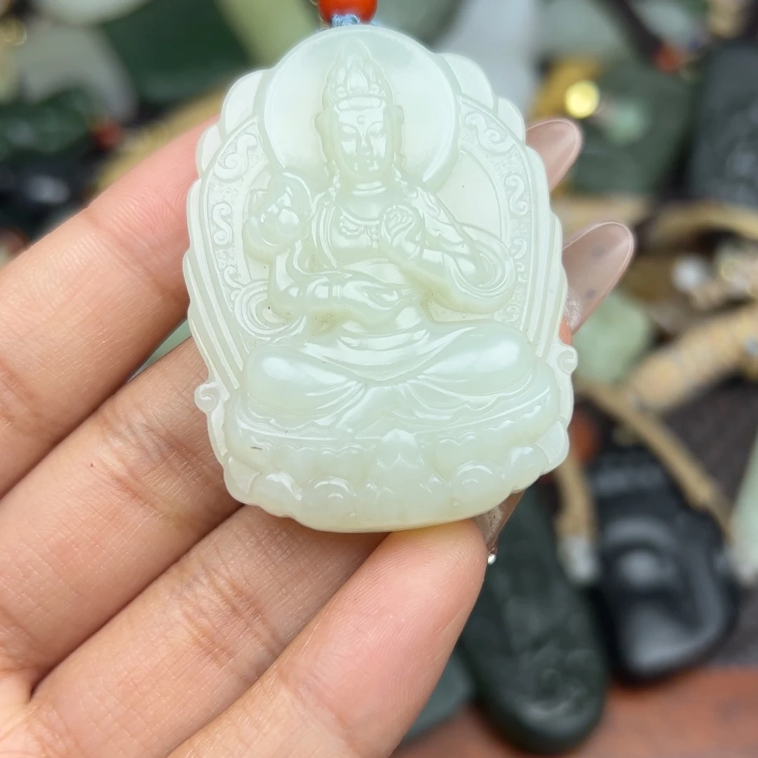 和田玉吊坠未镶嵌