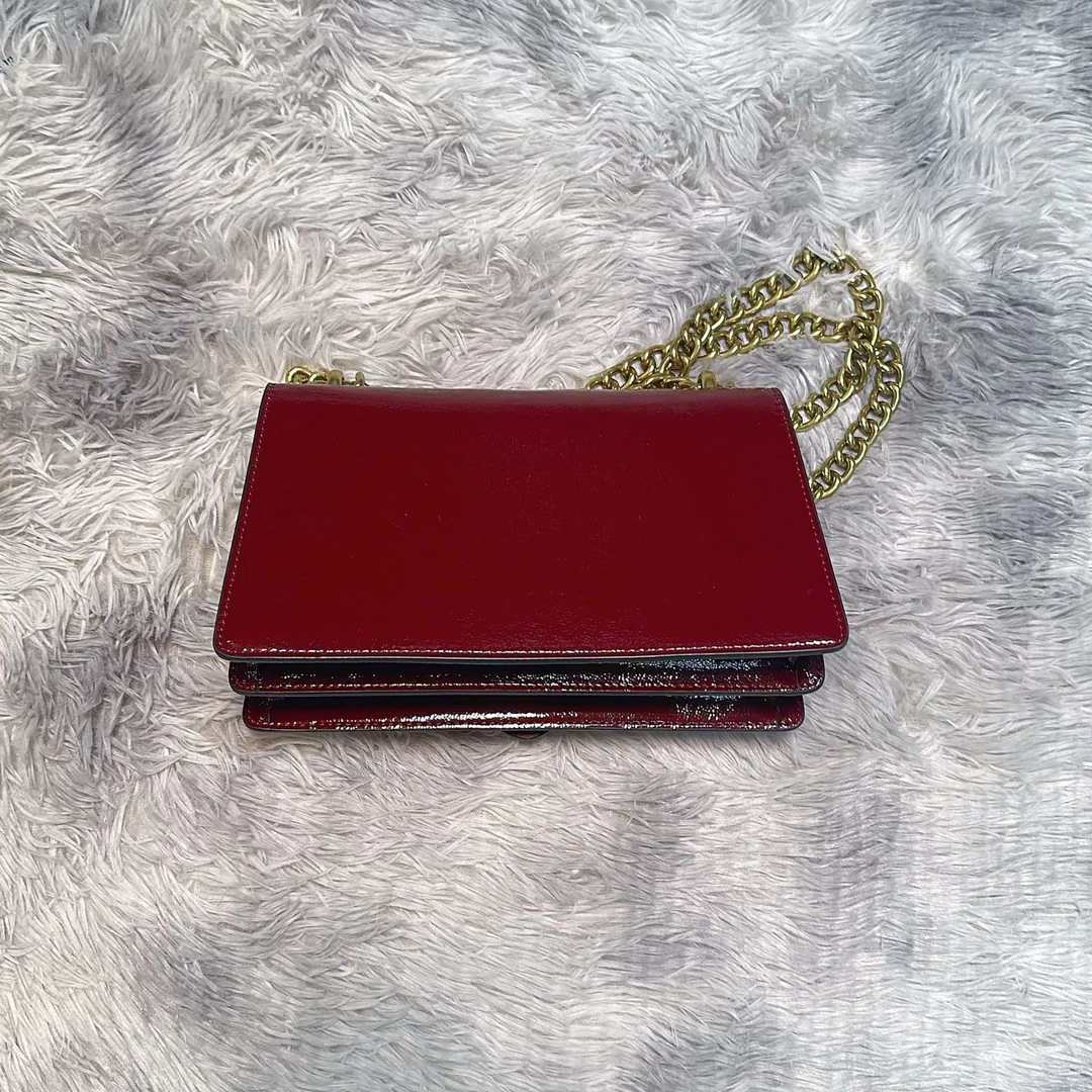 时尚精品真皮女包 久 红  10514