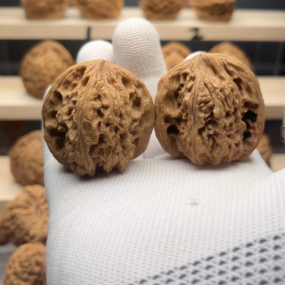 桃核吊坠喜**安40异型对