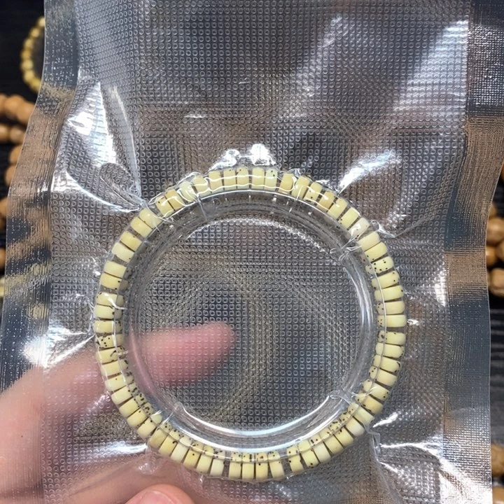 星月菩提手串星月菩提药片半壁留白