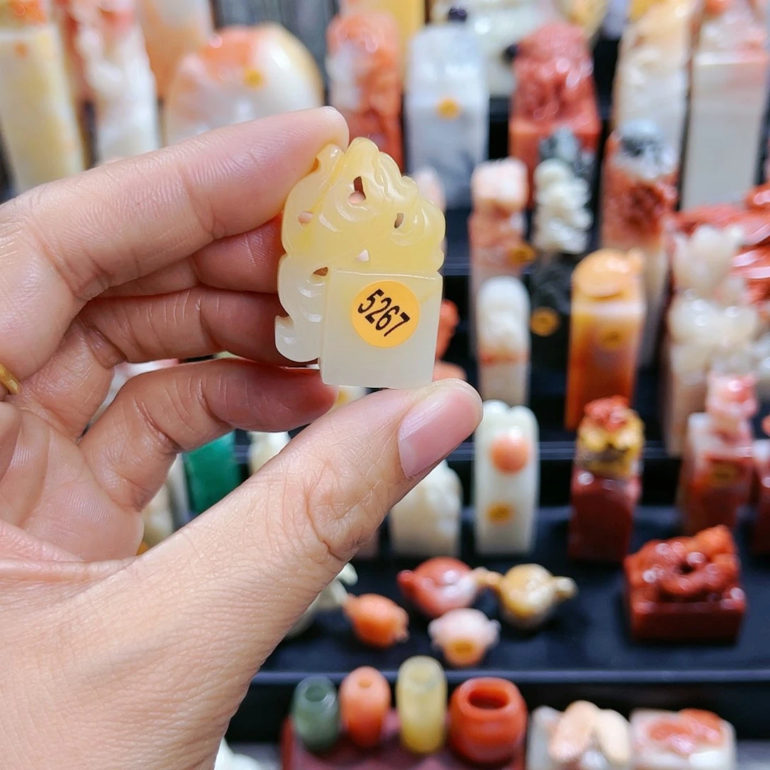 昌化石印石麦**夫5267包邮包刻