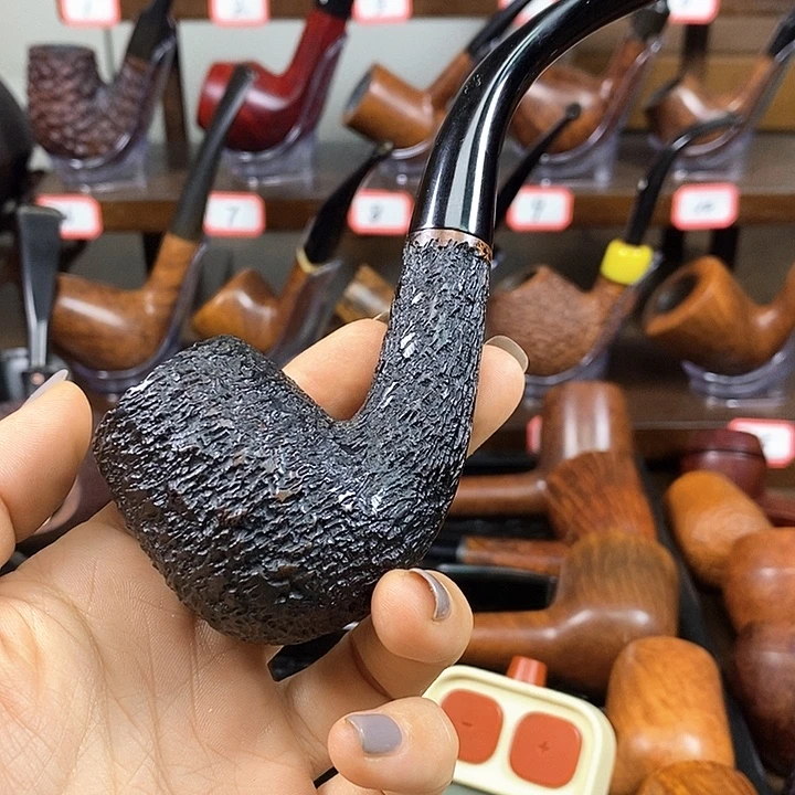 散***灰美国国会老石楠木烟斗