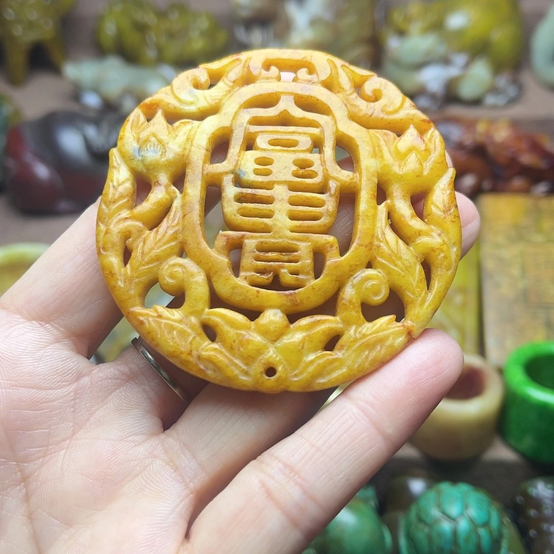 白玉菩提吊坠32。。
