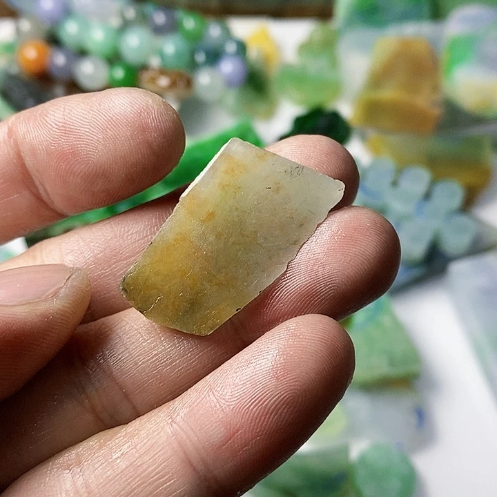 翡翠散珠天然翡翠A货