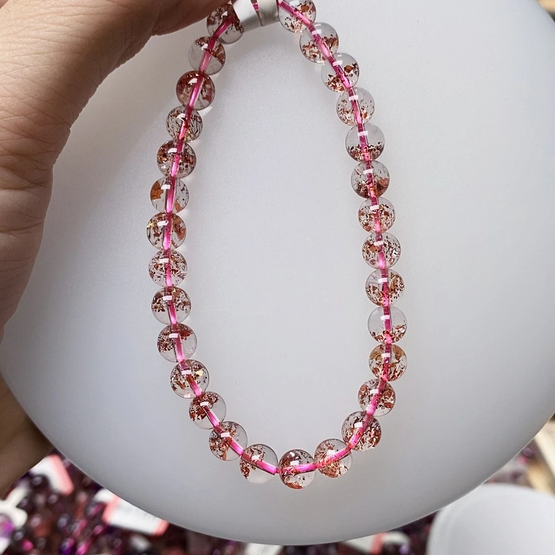 未镶嵌手链水晶z818金草莓6+