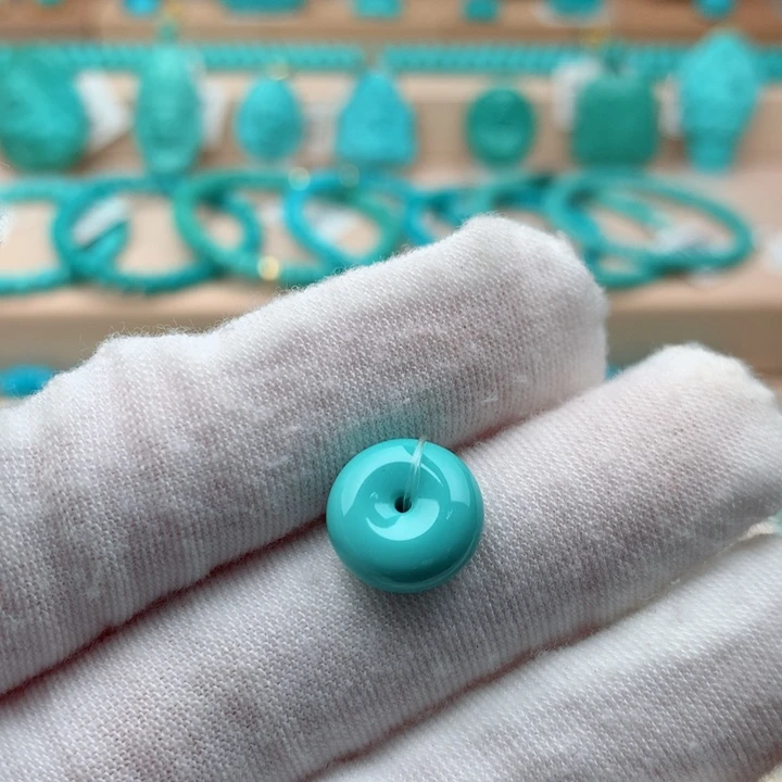 绿松石未镶嵌珠宝奇石11.5mm