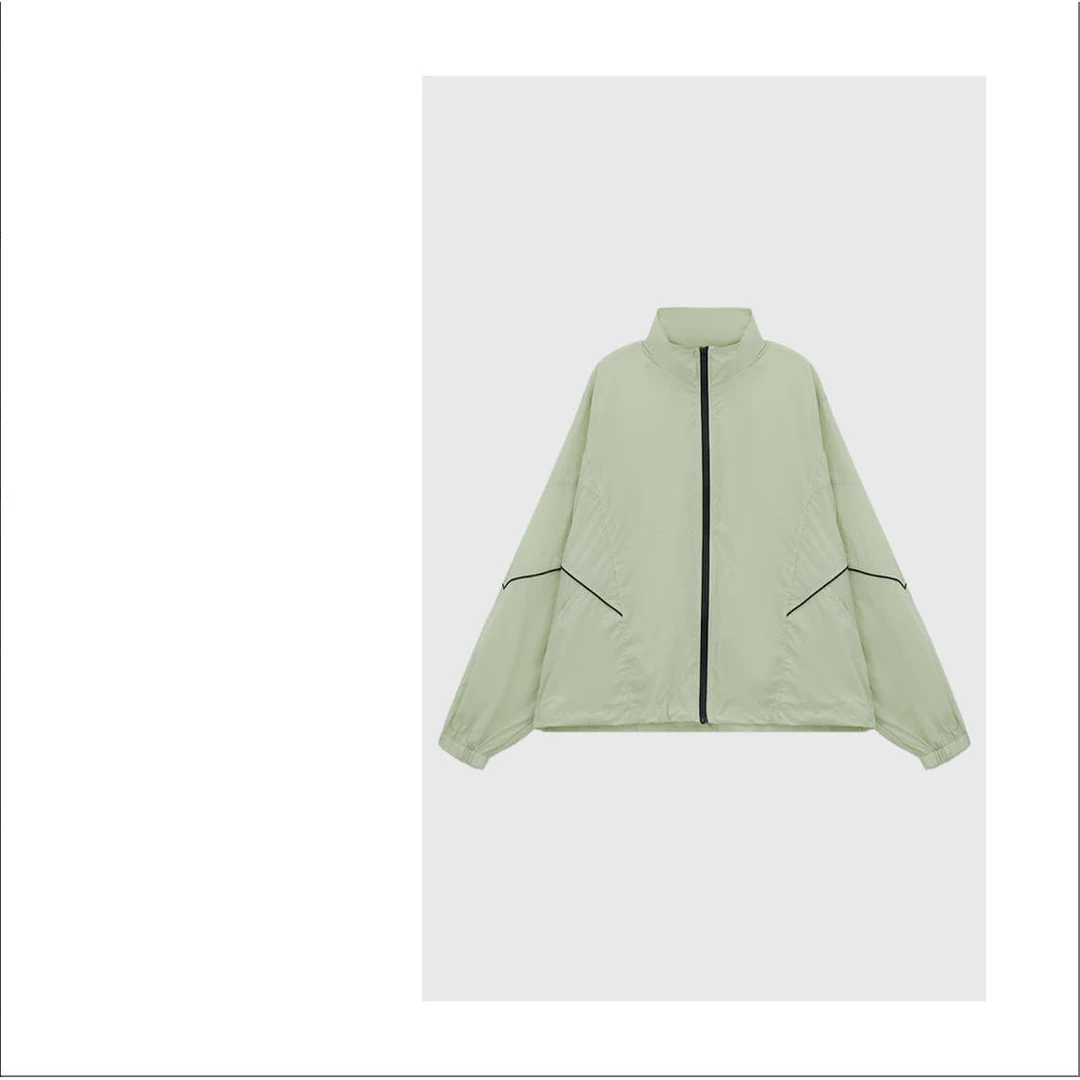 【可可专属】短款休闲薄款防晒拉链外套1CDM35513