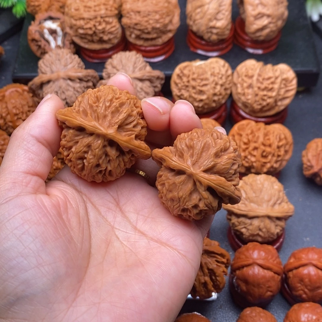 文玩核桃把件42宫灯