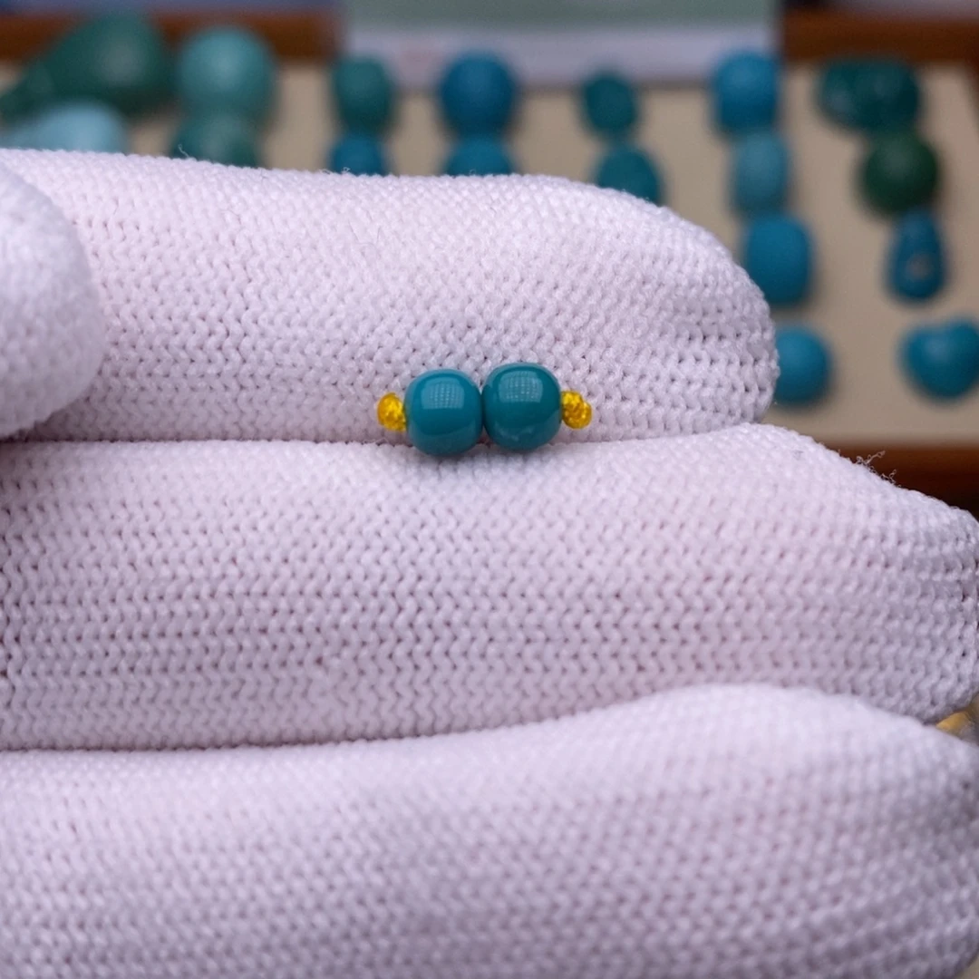 绿松石未镶嵌珠宝半成品老型4.7