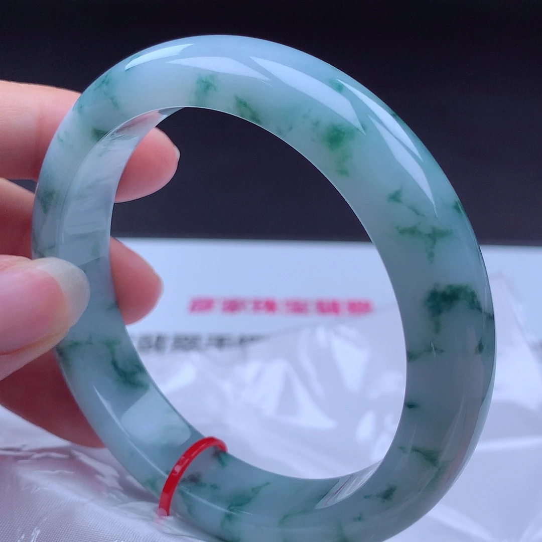 翡翠未镶嵌手镯手镯001708