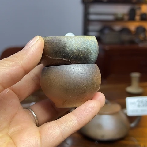 戬谷龙窑柴烧茶杯22