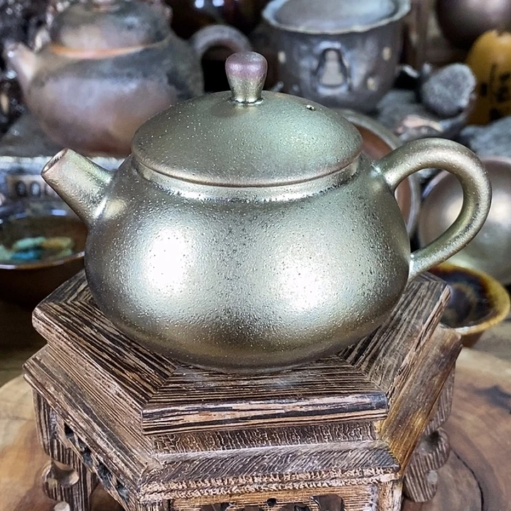 建水紫陶柴烧茶器，00015