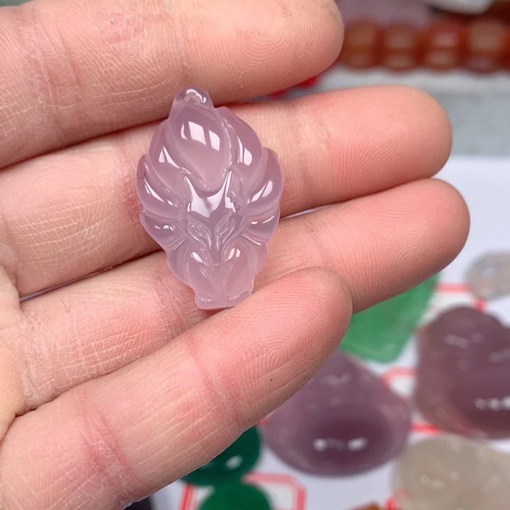 玛瑙/玉髓颈饰未镶嵌风**语