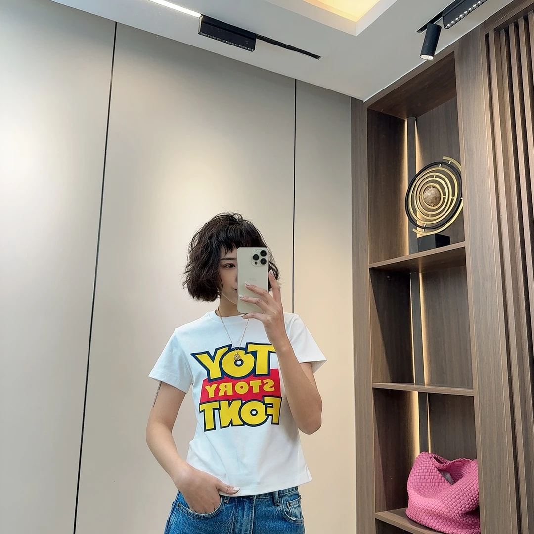 金小金 春夏新款东大门字母短袖时尚圆领夏季