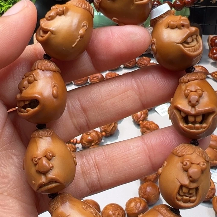 手串/手链橄榄核怪脸百态