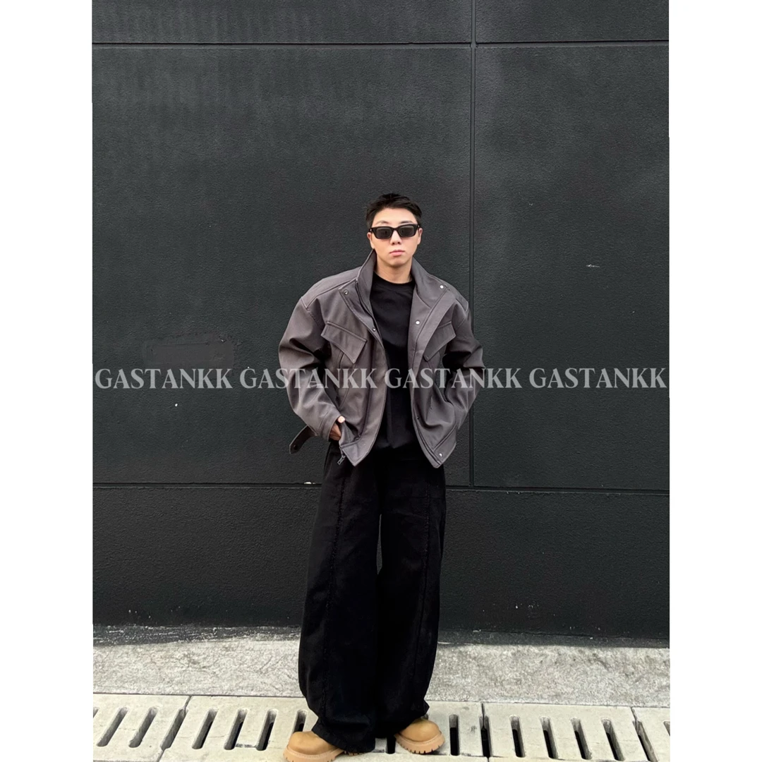 GASTANKK 极简结构裁剪立领挺阔百搭夹克外套