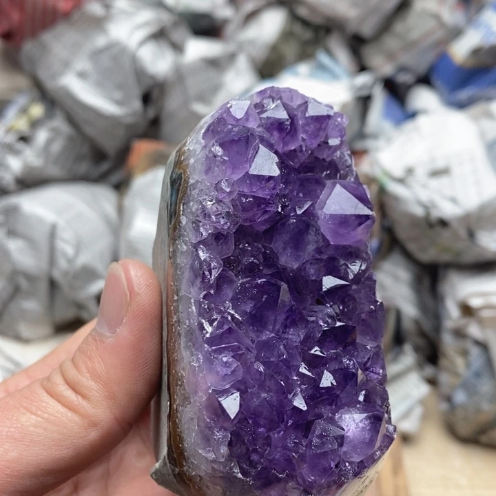 紫晶未镶嵌珠宝半成品