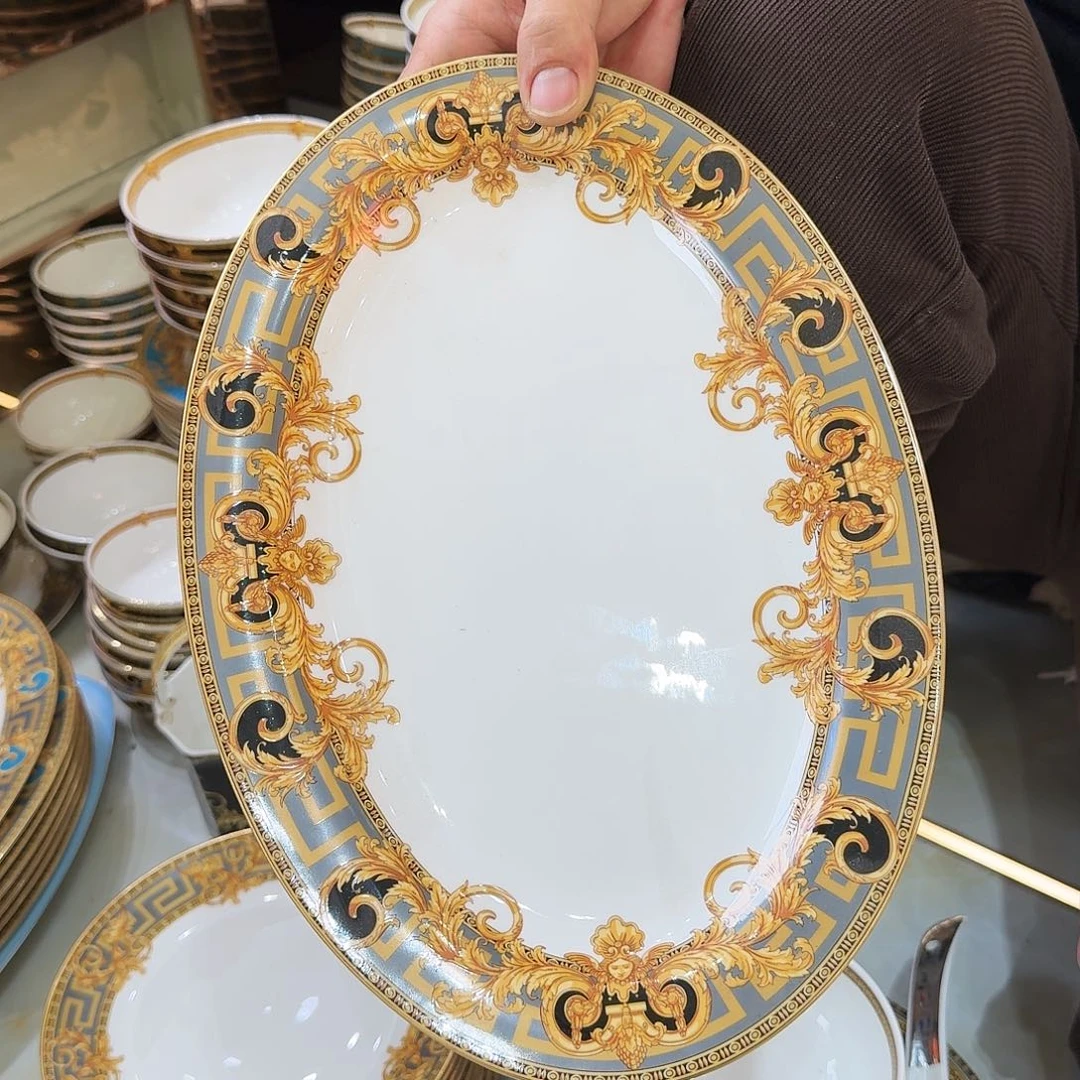 T***艳搪瓷骨瓷陶瓷餐具高温工厂清