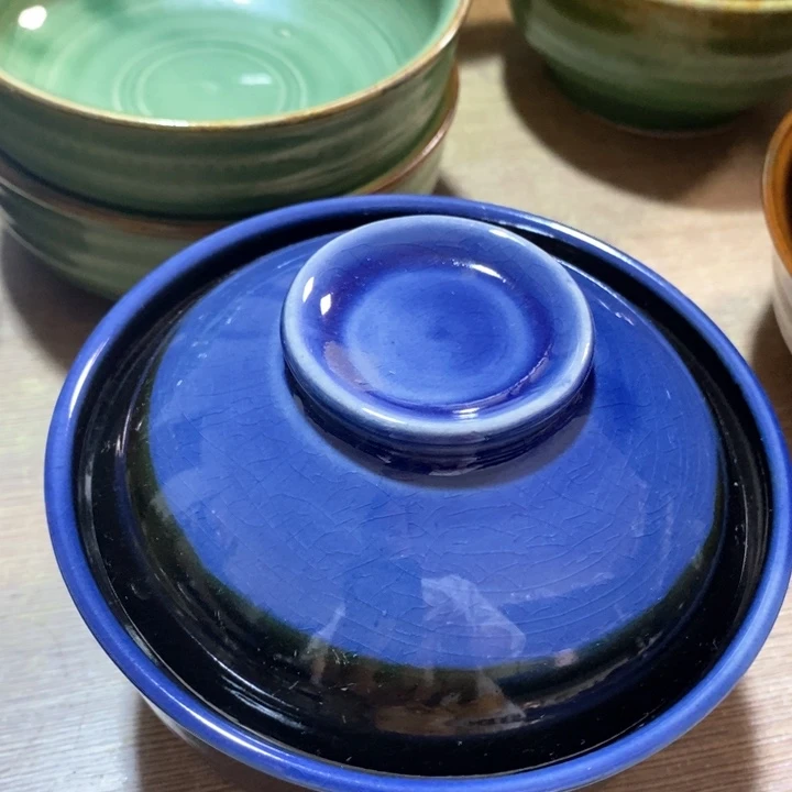 瓷片陶瓷品窑变炖盅饭盒