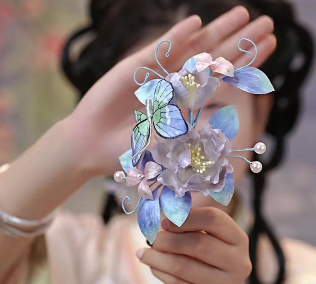 江南浔绒花 默认软簪 改主体找客服