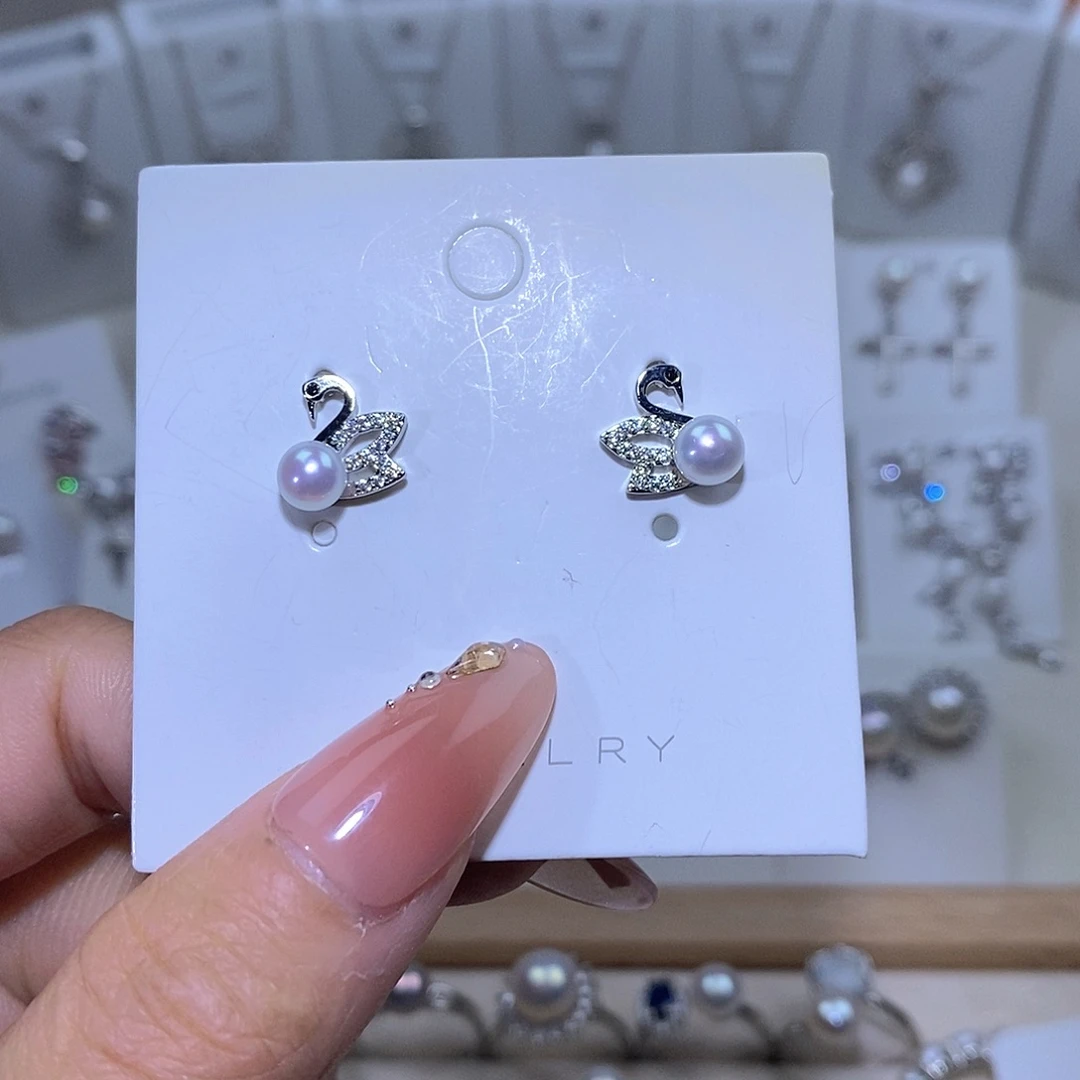 未镶嵌淡水珍珠耳饰