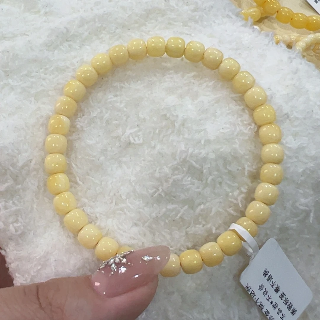 蜜蜡手链未镶嵌蛇****）6m浓蜡顺色