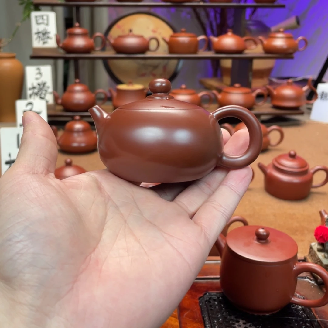 紫砂潮州手拉壶深****室精工西施