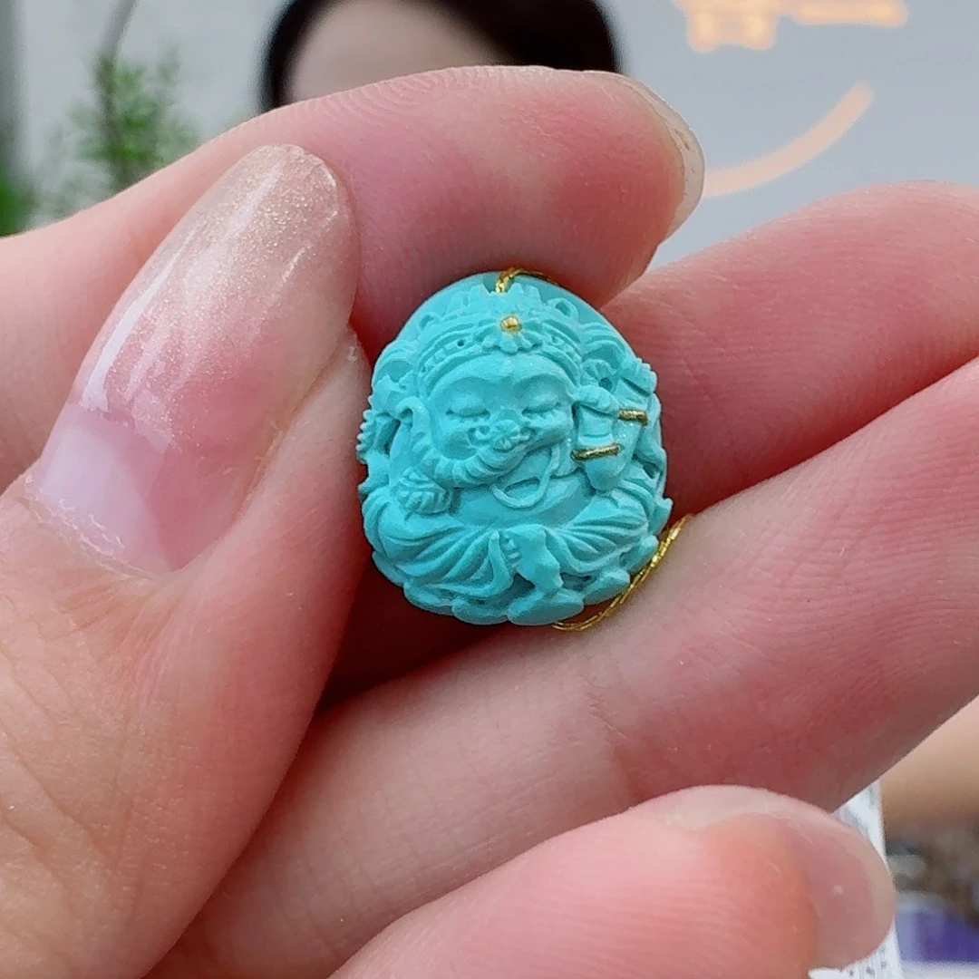 未镶嵌绿松石珠宝奇石