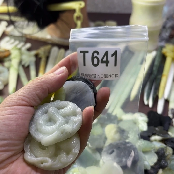 蛇纹石玉发饰合金L****程