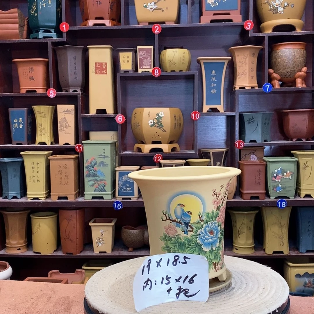 紫砂花盆紫砂花盆