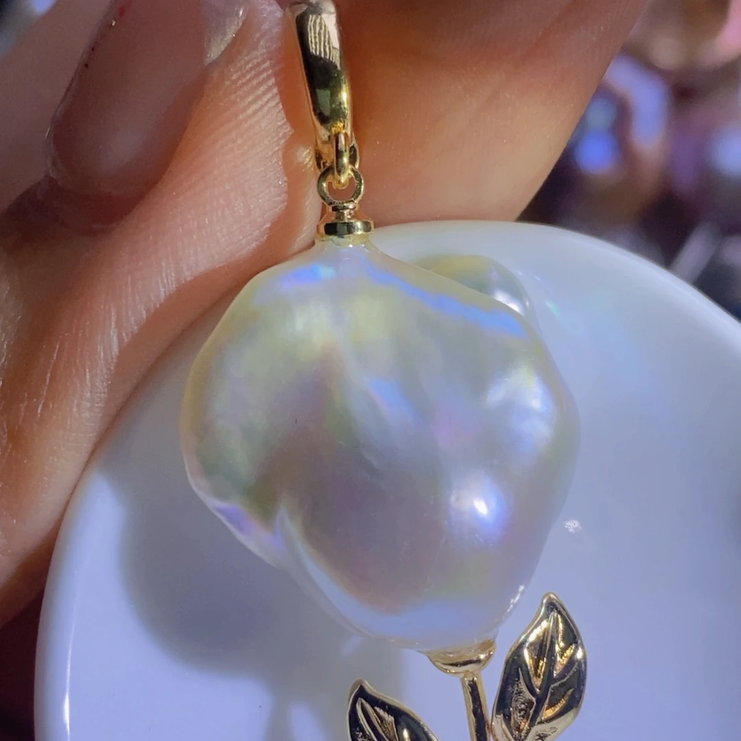 合金淡水珍珠天然珍珠无染色，无优化