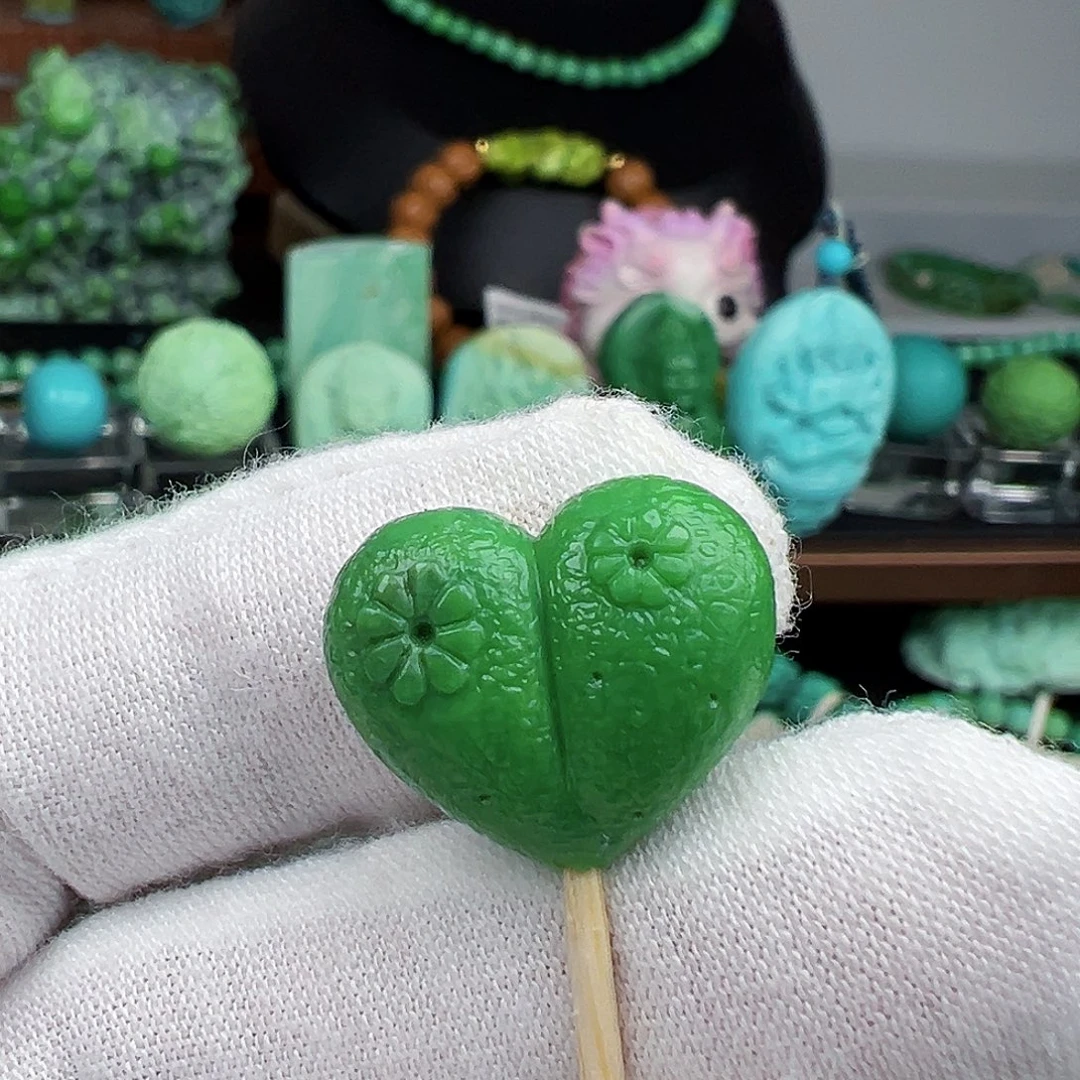 绿松石未镶嵌绿松石主播璐璐