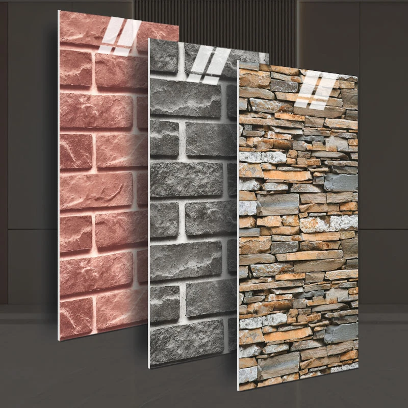 砖块纹砖纹方块自粘墙纸贴纸护墙板铝塑板墙面防水防潮墙裙贴墙围