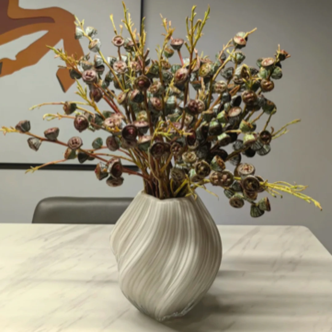 尤加利果老果可做干花，尤加利精油香味。